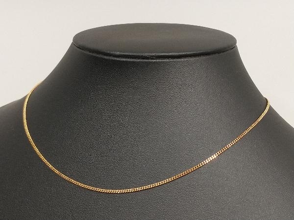 K18 18金 YG チェーン ネックレス イエローゴールド 幅1mm 3.2g 41cm