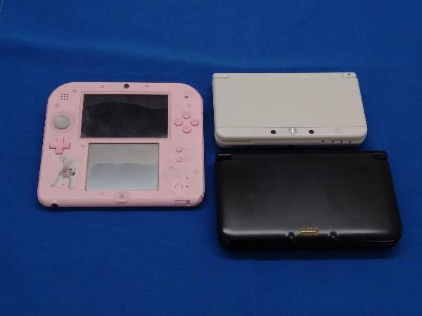 ヤフオク! - ジャンク 3台セット Nintendo 3DS LLブラッ...