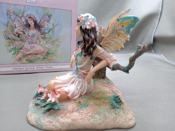 クリサリスコレクション Faerie Poppets Christine ハワース 木や草花の妖精 ウッド・ヴァイオレット クリスティン  Haworth 彫刻、オブジェ
