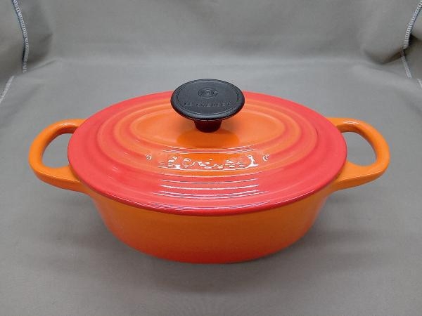 宅送] ル・クルーゼ Le シグニチャー ココット・オーバル 17cm CREUSET