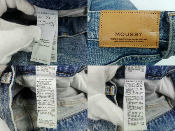 MOUSSY マウジー／MVS FLARE／010FAA12-1300-3／デニムパンツ／23サイズ／レディース_画像6