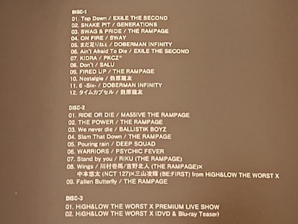 (オムニバス) CD HiGH&LOW THE WORST BEST ALBUM(DVD付)_画像3
