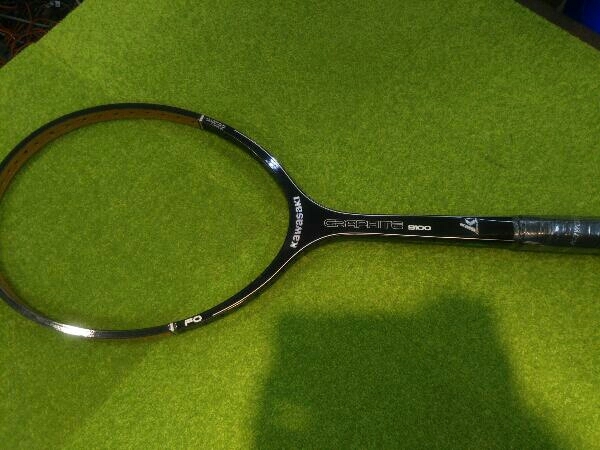 kawasaki CRAPHTE 9100 カワサキ テニスラケット軟式 木製 ビンテージ_画像1