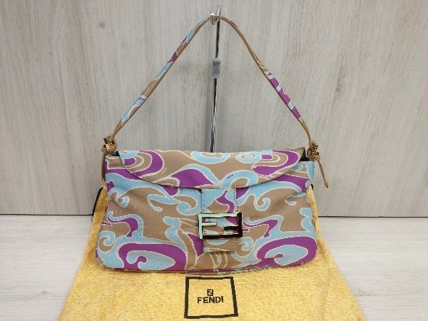 FENDI フェンディ マンマバケット マーブル ショルダーバッグ 保存袋