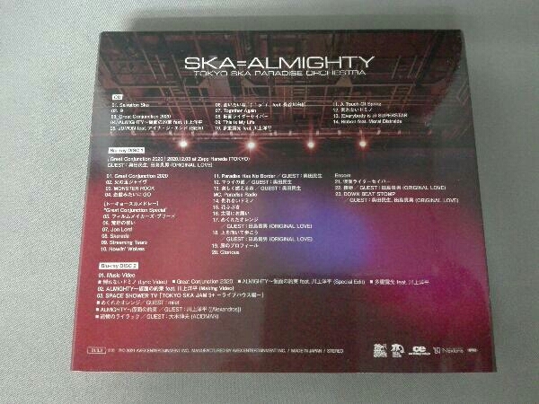 帯あり 東京スカパラダイスオーケストラ CD SKA=ALMIGHTY(CD+2Blu-ray Disc)_画像2