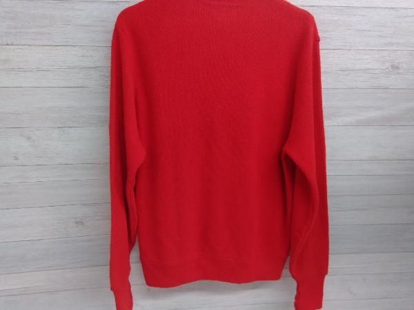 IZOD LACOSTE VINTAGE CARDIGAN made in USA RED アイゾット ラコステ ヴィンテージ USA製 レッド カーディガン サイズM_画像2
