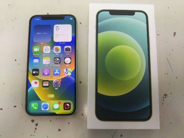 ジャンク Apple MGHT3J/A iPhone 12 64GB グリーン SIMロック解除済み