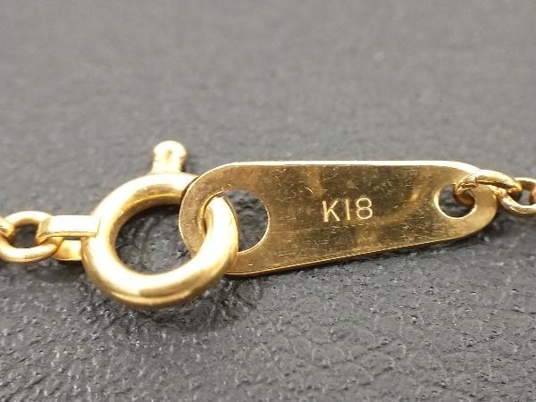 K18 18金 YG チェーン ネックレス イエローゴールド 幅1mm 2.8g 39cm