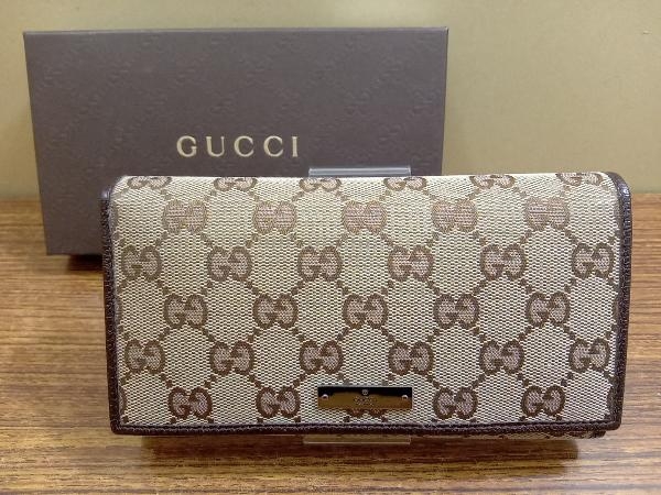大人気新品 244946 GGキャンバス 長財布 二つ折り グッチ GUCCI F401R