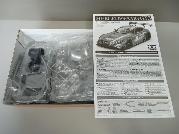 未使用品 プラモデル タミヤ メルセデス AMG GT3 ディスプレイモデル 1/24 スポーツカーシリーズ No.345_画像3