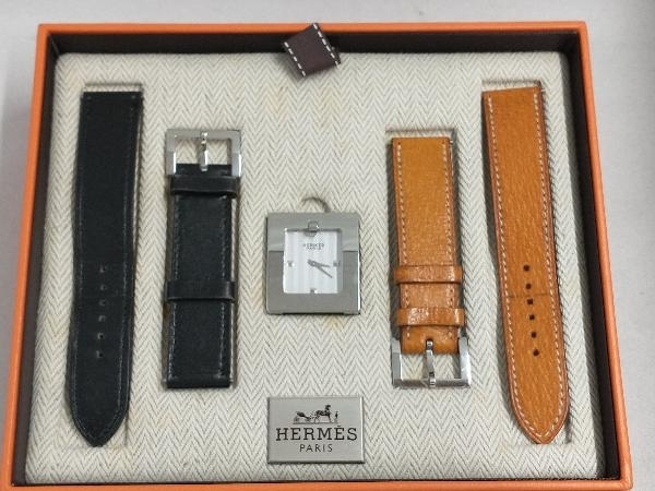 新作揃え HERMES エルメス 箱付き 腕時計 レザーベルトウォッチ／BE1