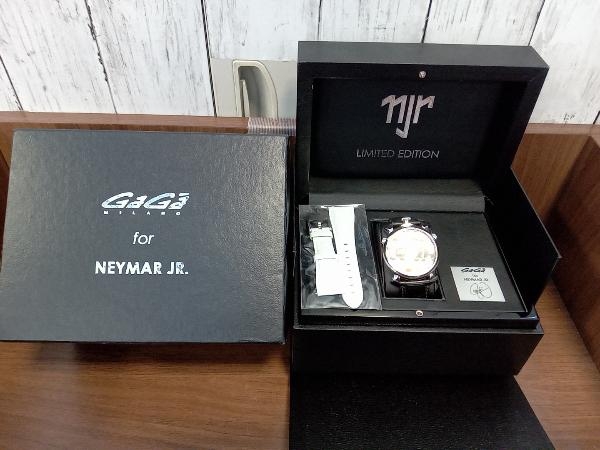 Gaga MILANO for NEYMAR JR ガガミラノ ネイマール 5097 腕時計 made in swiss ホワイトストラップ ブラックストラップ クロノグラフ