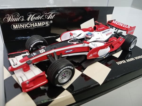 MINICHAMPS 1/43scale Super Aguri F1 Team SA08 T.Sato_画像4