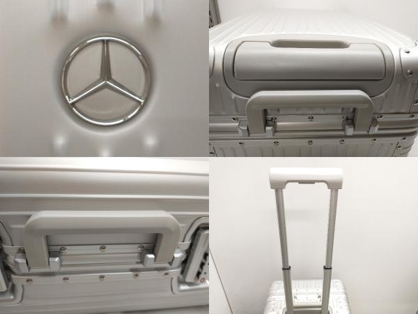 Mercedes-Benz Mercedes Benz suitcase Carry case silver TSAro clock No.000 machine inside bringing in possibility size 