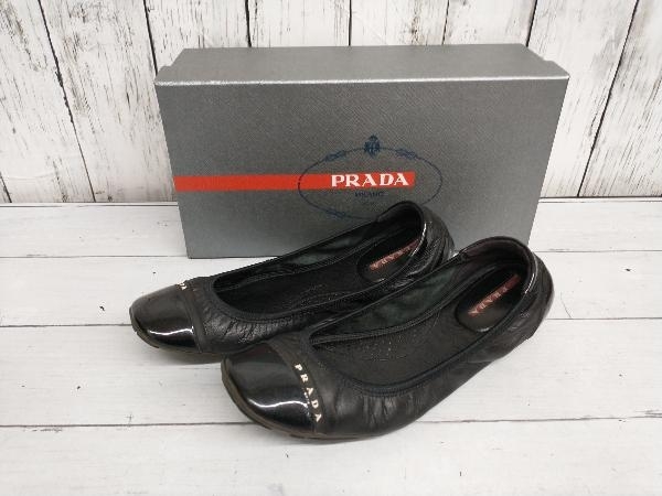 格安人気 25.5cm PRADA プラダ 39.5 DONNA CALZATURE フラットシューズ