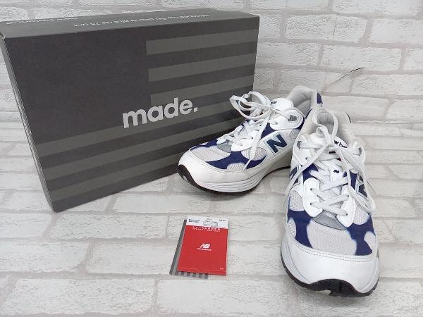 ヤフオク! - New Balance M992EC White Navy ニューバランス