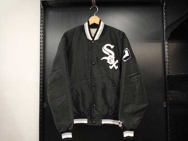 DIAMOND COLLECTION BY STARTER 90s MLB CHICAGO WHITE SOX MADE IN USA スターター シカゴホワイトソックス スタジャン M ブラック