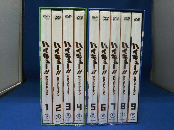 DVD [全9巻セット]ハイキュー!!セカンドシーズン Vol.1~9【未開封ディスクあり】