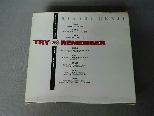 光GENJI CD SUPER BEST~TRY TO REMEMBER_画像2