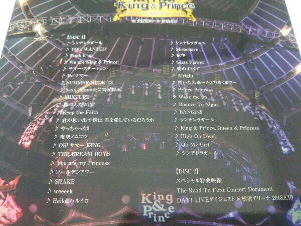 1 иен старт DVD_King & Prince First Concert Tour 2018( первый раз ограниченая версия )