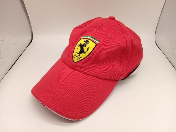 Ferrari フェラーリ キャップ ONE SIZE レッド 赤 帽子 通年_画像1