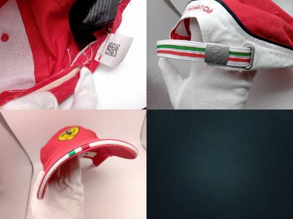 Ferrari フェラーリ キャップ ONE SIZE レッド 赤 帽子 通年_画像8