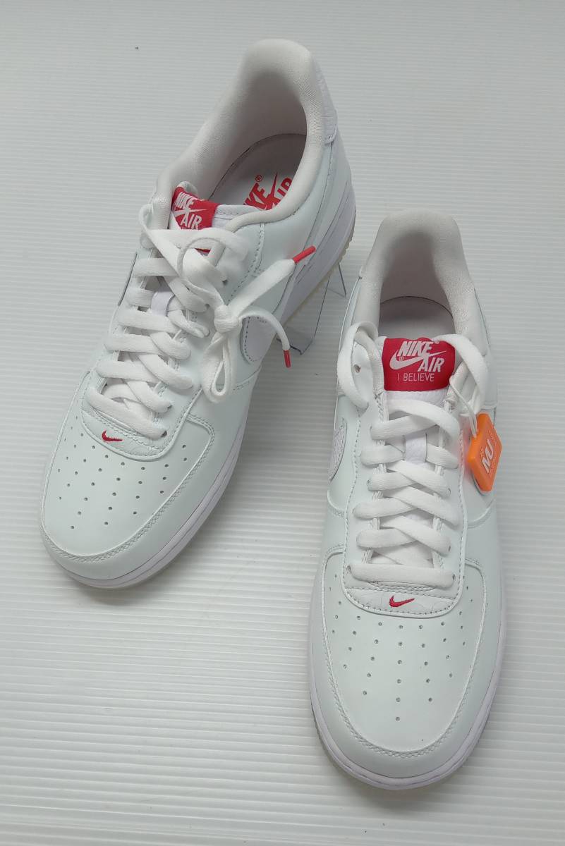 ★ 美品 NIKE ナイキ AIR FORCE 1 エアフォースワン CO.JP I BELIEVE DD9941-110 達磨 2層構造デザイン スニーカー 28.0 ホワイト 通年_画像1