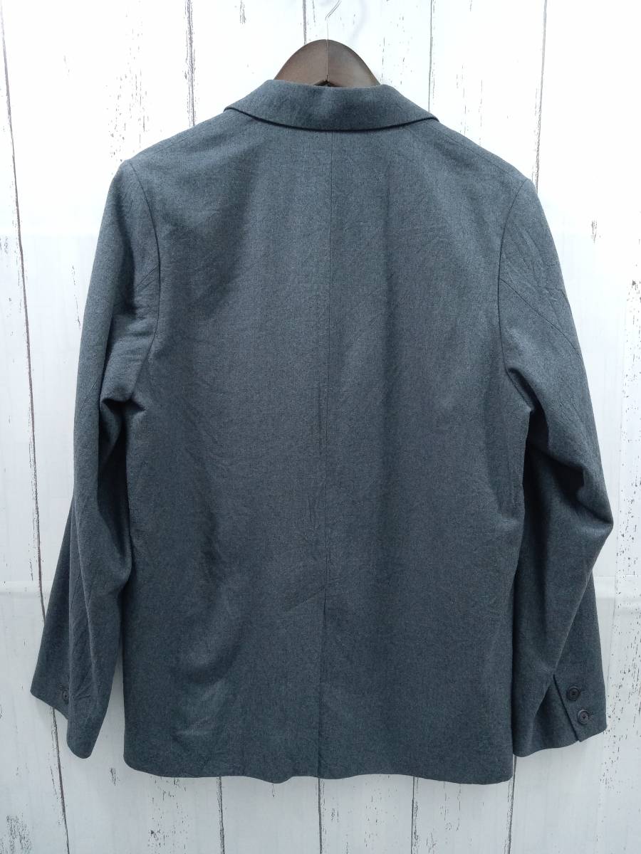 【美品・タグ付】ATON エイトン SHRINK FLANNEL JACKET フランネル テーラードジャケット JKAGNW0805 ウール メンズ 02 TOP GREY グレー_画像2