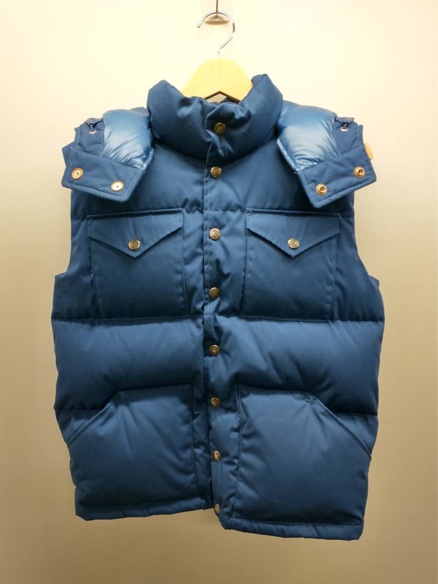 THE NORTH FACE PURPLE LABEL Hooded Sierra Vest ダウンベスト Sサイズ ブルー メンズ秋冬