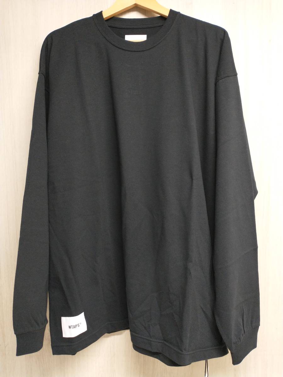 WTAPS 231ATDT-CSM22 ダブルタップス 長袖Tシャツ メンズ ブラック 3 日本製 店舗受取可