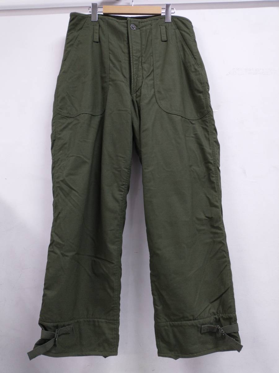 【中古】 US.NAVY A-2 Deck Trousers 70’s ロングパンツ ワークパンツ トラウザー カーキ M ミリタリー Mサイズ 【中古】 US.NAVY A-2 Deck Trousers 70’s ロングパンツ ワークパンツ トラウザー カーキ M ミリタリー Mサイズ