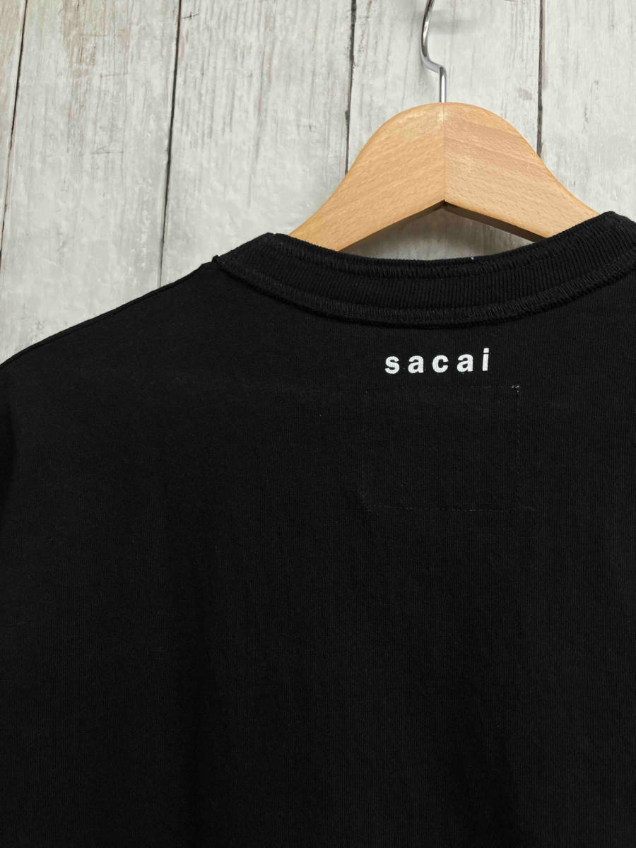 ブラック sacai KAWS／ブラック／21-0285S 半袖Tシャツ_画像3