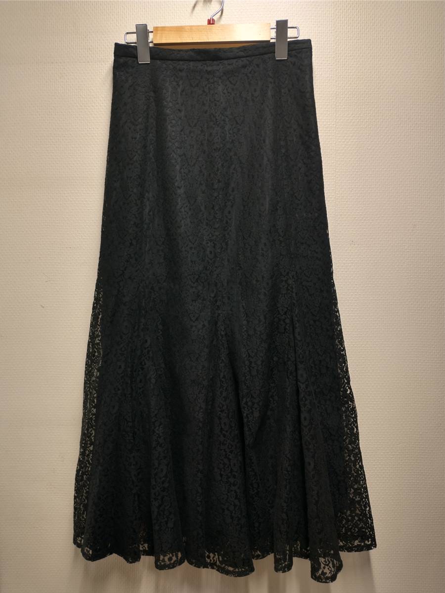 【★超目玉】 レース コットン オーガニック ジルスチュアート 092-3120022 STUART JILL スカート 店舗受取可 4 ブラック レディース ロング その他 【★超目玉】 レース コットン オーガニック ジルスチュアート 092-3120022 STUART JILL スカート 店舗受取可 4 ブラック レディース ロング その他
