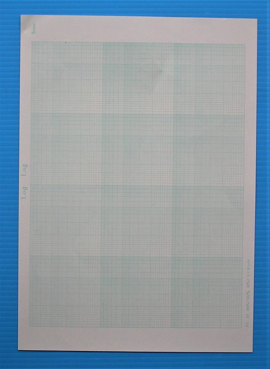 SAKAEテクニカルペーパー 両対数グラフ用紙 上質紙 63mm 3×4単位 A4 50