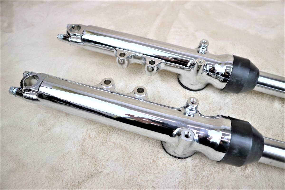 Z1 Z2 フロントフォーク 左右セット メッキ/ 未使用 インナーチューブ