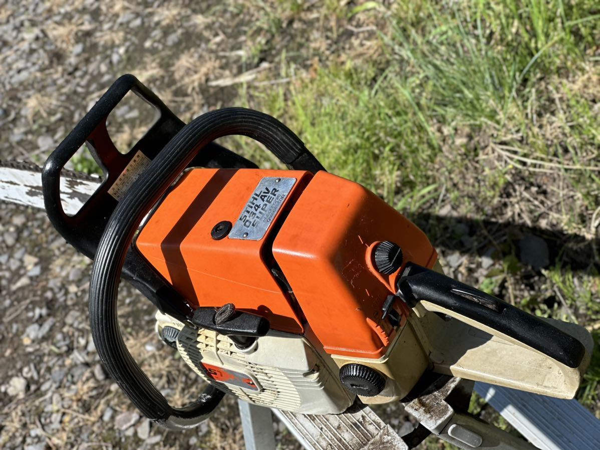 レア品♪ STIHL / スチール 大型 034AV super チェンソー チェーンソー