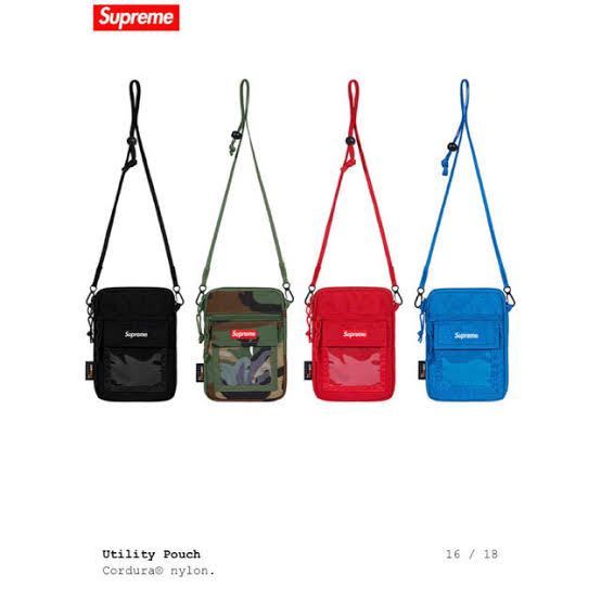 新品 Supreme utility pouch 2019SS Camo 迷彩