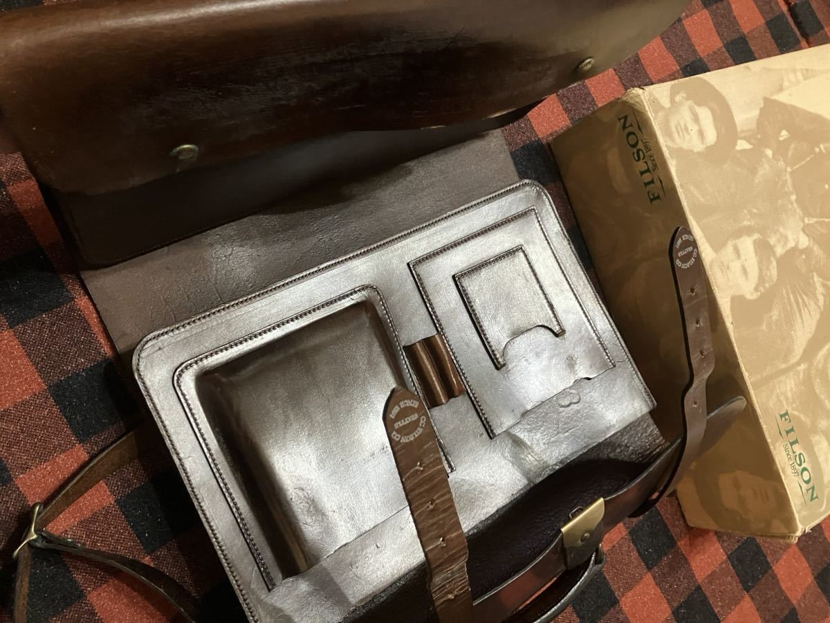稀少☆廃番旧モデル】FILSON Leather Field Satchel フィルソン レザー