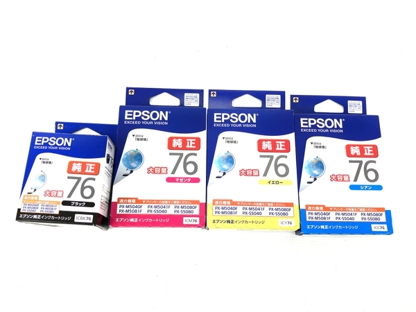 EPSON エプソン ICBK76 ICC76 ICM76 ICY76 エプソン 純正 インク
