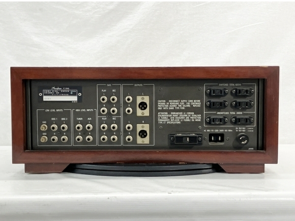Accuphase アキュフェーズ C-240 ウッドキャビネット付 ステレオ Accuphase アキュフェーズ C-240 ウッドキャビネット付 ステレオ