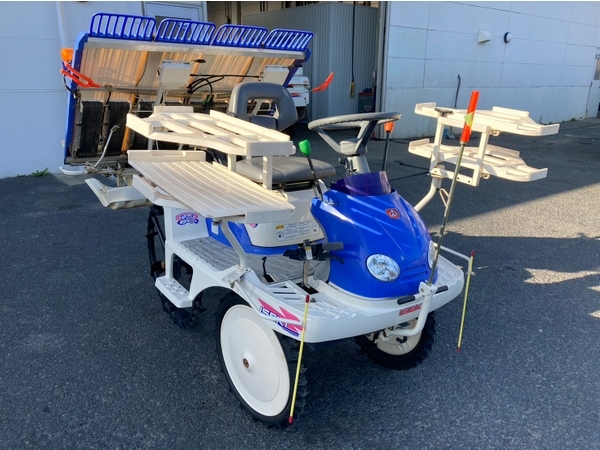 鳥取県 イセキ 田植機 PQ4-DU 4条植 8.8馬力 ロータリー式 HSTタイプ