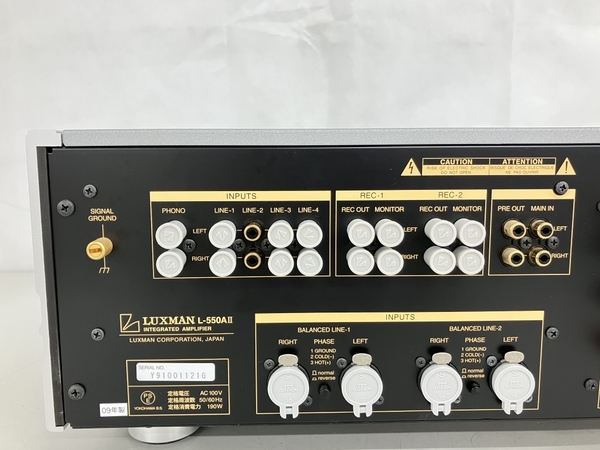 LUXMAN ラックスマン L-550AII プリメイン アンプ 訳有 K7598586 LUXMAN ラックスマン L-550AII プリメイン アンプ 訳有 K7598586