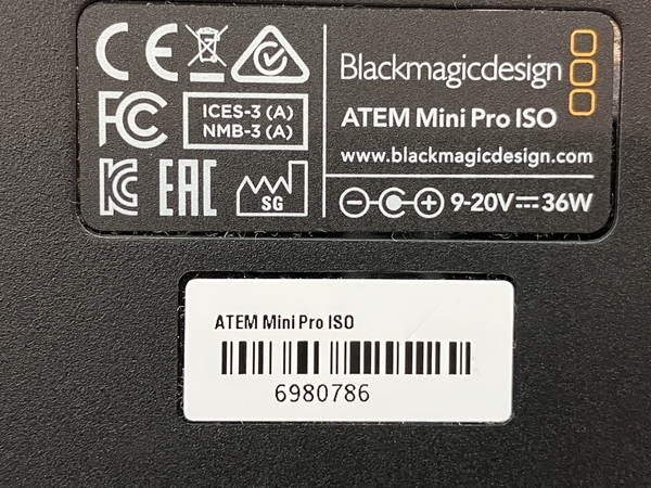 Black magic design ATEM mini Pro ISO ライブプロダクション