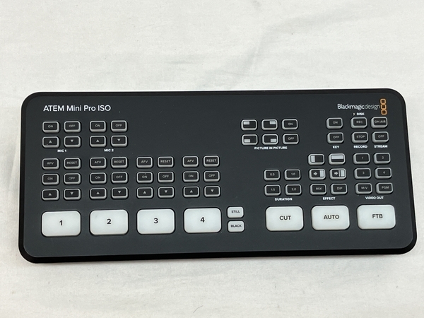 Black magic design ATEM mini Pro ISO ライブプロダクション