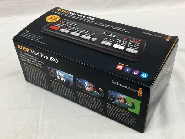 Black magic design ATEM mini Pro ISO ライブプロダクション