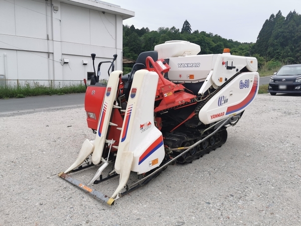 京都府 ヤンマー コンバイン Ee-30 2条刈 97h 10馬力 ディーゼル HST