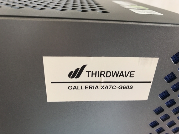 Thirdwave Dospara GALLERIA XA7C-G60S ゲーミング デスクトップ