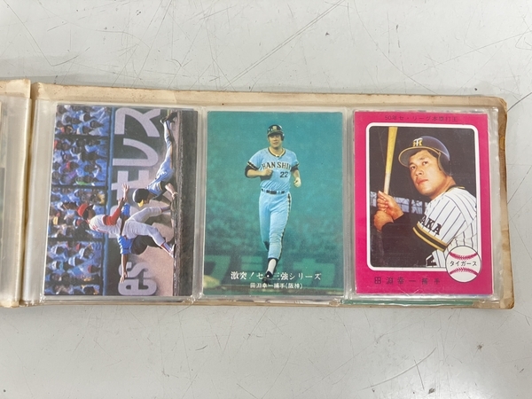 カルビー ベースボール カード アルバム 野球カード集 掛布 江本 田淵 堀内 張本 長島 など 72枚 ジャンク K7671848の画像2