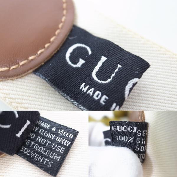GUCCI Gucci шланг bit рисунок подтяжки Vintage не использовался 
