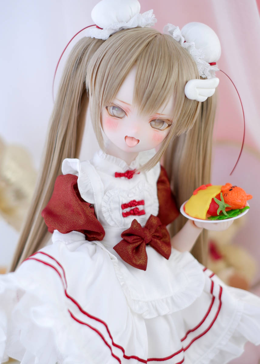 ひめ丸本舗* DDH-01 SW肌 カスタムヘッド(ソフビ盛り)+舌パーツ+自作